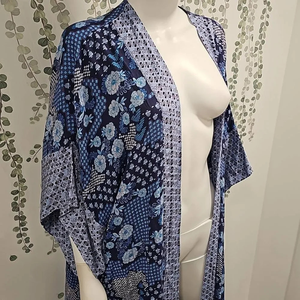 Treasure and Bond Floral Mix Duster One Size - Picture 4 of 6